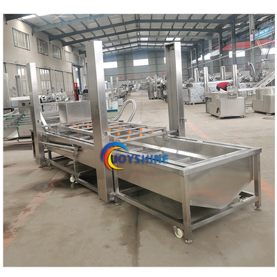 SUS304 Stainless Steel Bubble Vegetable Washing Machine For Carrots Potatoes Ginger Apples