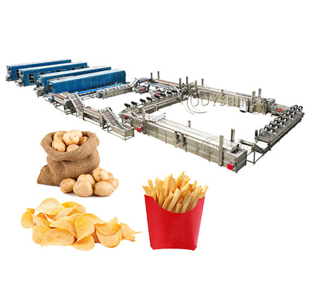 Banana Chips Production Line with and Full Automatic Potato Chips Making Machine