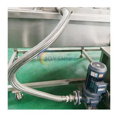 Bubble Peeling Brush Vegetable Washing Machine 300-500kg/H For Carrot Cassava Apple