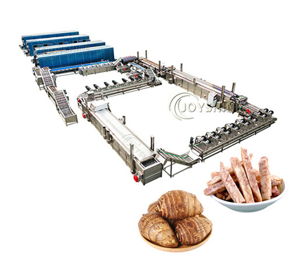 Automatic Corn Chips Production Line with Frozen French Fries Processing Machine