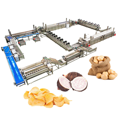 Custom Made French Fries Making Machine with 100kg/h Capacity and Customizable Voltage