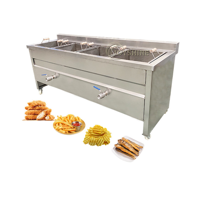 Electric Or Gas Deep Fryer Automatic Basket Lift For Fried Chicken And Potato Chips