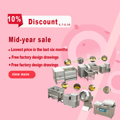 Potato Processing Frozen French Fries Semi Automatic Production Line Making Machine