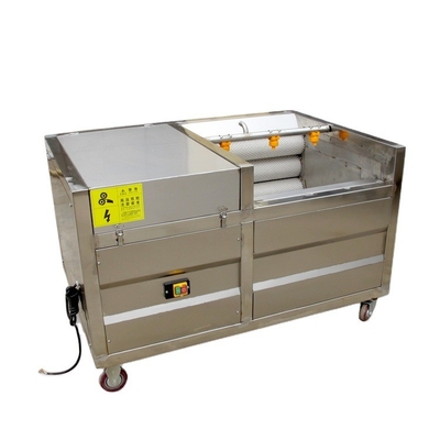Sweet Potato Cleaning Washing and Peeling Machine with Adjustable Controlled Speed