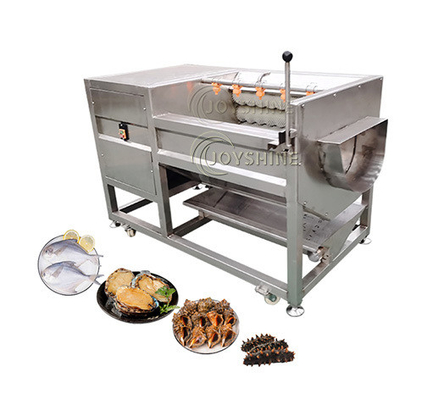 Industrial 500kg/h Potato Ginger Roller Washer Brush Peeling Machine Easy to Operate