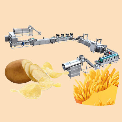 Electric Heating French Fries Potato Flakes Making Machine with 500kg/h Capacity