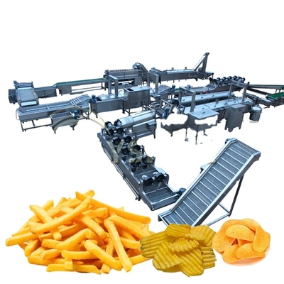 Customizable Potato Crisps Production Line for Industrial Snack Food Manufacturing