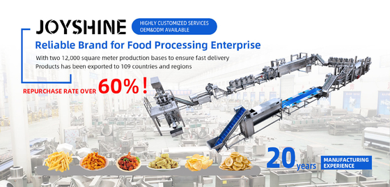 Potato Chips Making Machine Fully Automatic Frying Production Line for Fresh Frozen Lays