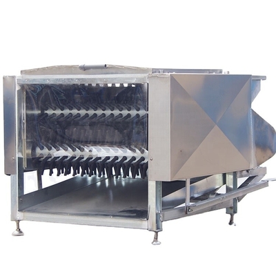 Depilation Rate 99% 7 Axis 500 Pcs Per Hour Bird Poultry Plucker Machine Chicken Defeather Machine