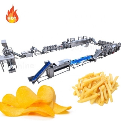 Customized Fully Automatic Potato Chips Making Machine for Potato Processing Industry