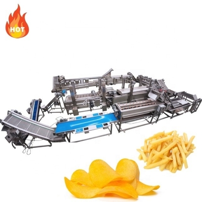 Fully Automated French Fries Production Line with Washing/Frying/Freezing/Packing