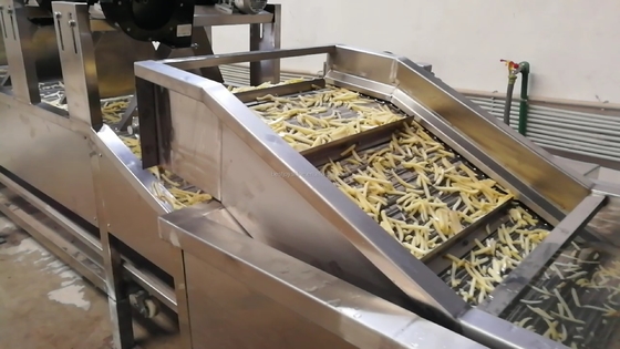 100kg/h Capacity Joyshine Industrial Frozen Fries Maker Machine with Oil Tank and Extra Oil