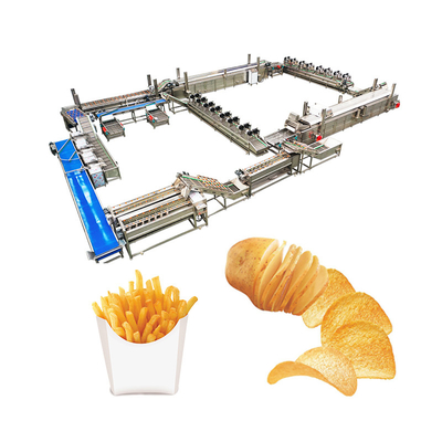 220v Voltage Frozen French Fries Processing Line for Consistent and Perfect Chips