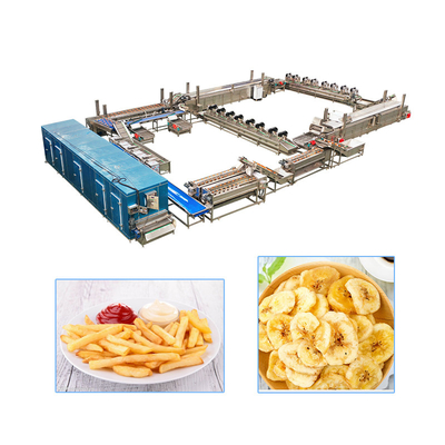 220v Voltage Frozen French Fries Processing Line for Consistent and Perfect Chips