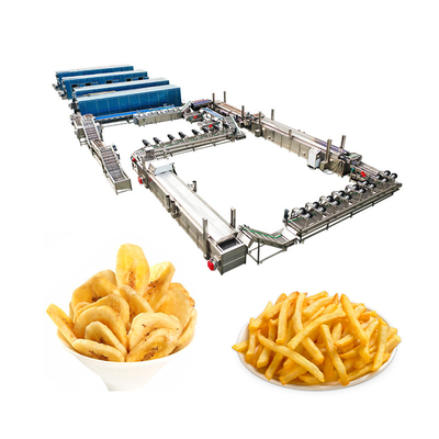 220v Voltage Frozen French Fries Processing Line for Consistent and Perfect Chips