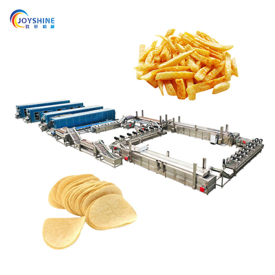 Fully Automatic Cassava Fresh Finger Potato Chips Making Machine for Dairy Products