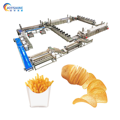 Fully Automatic Cassava Fresh Finger Potato Chips Making Machine for Dairy Products