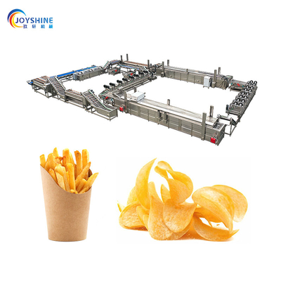 Fully Automatic Cassava Fresh Finger Potato Chips Making Machine for Dairy Products