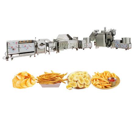 Customized Semi Automatic 100kg Per Hour Frozen French Fries Processing Plant Production Line for Output