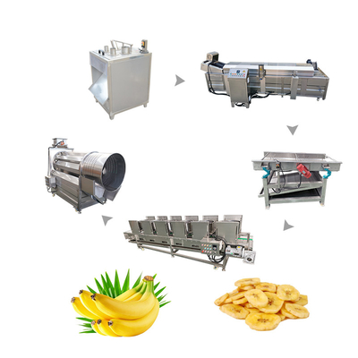 800 KG Banana Chips Making Machine and Production Line for Large-Scale Chips Production