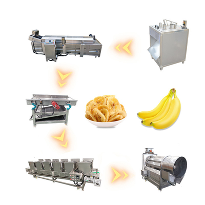800 KG Banana Chips Making Machine and Production Line for Large-Scale Chips Production
