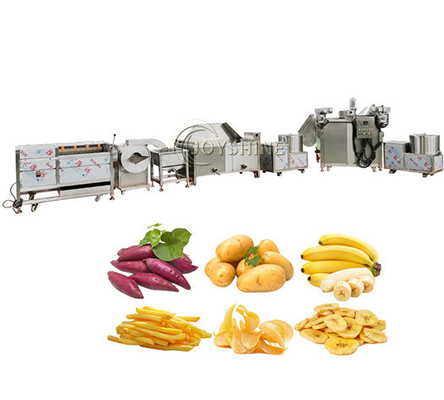 Customized Semi Automatic 100kg Per Hour Frozen French Fries Processing Plant Production Line for Output