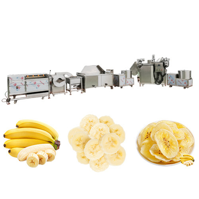 Machinery Function 5500 KG Semi-automatic French Fries Production Line for Potato Chips