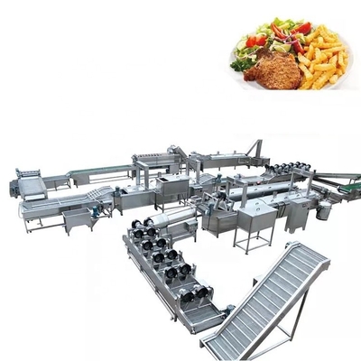 4000*1100*2200mm Fully Automatic Potato French Fries Production Line for High Output