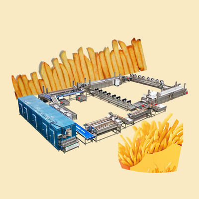 380V Electric Potato Chips Machine 500kg/h for Frozen French Fries Chopper Maker