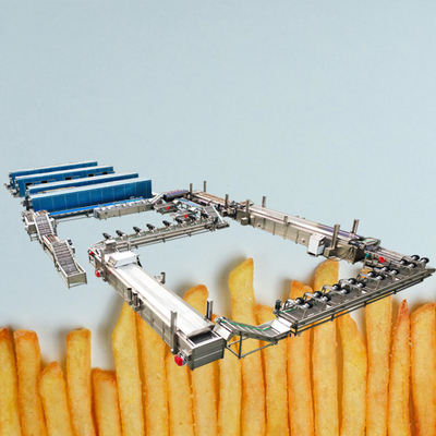 380V Electric Potato Chips Machine 500kg/h for Frozen French Fries Chopper Maker