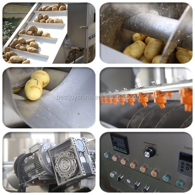 100kg/h Capacity Joyshine Industrial Frozen Fries Maker Machine with Oil Tank and Extra Oil