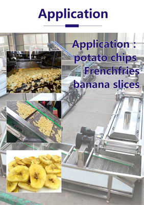 Fully Automatic Fried Potato Chips Production Line for Food Beverage Shops Joyshine