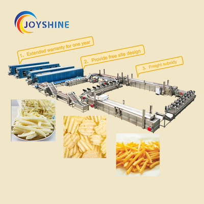 Banana Chips Production Line with Semi Automatic Frying Machine and 380V Voltage