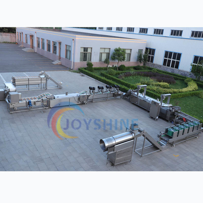 Professional Full Automatic Frozen French Fries Production Line Potato Fries Making Machine