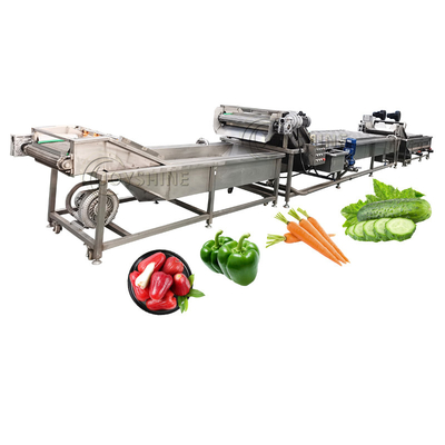 Small Scale Automatic Vegetable Bubble Washing and Sorting Machine with Long Service Life
