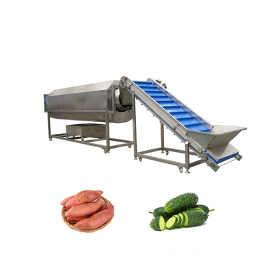 Rotary Drum Herbal Cleaning Machine for Washing 300 KG of Walnuts and Pumpkin Seeds