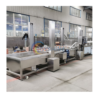 380v Air Bubble Washing Equipment for Green Leafy Vegetable Processing Line 600 KG