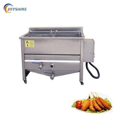 Hotels Industrial Automatic Fryer for Frying Potato Chips and Peanuts in Double Tanks