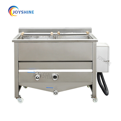 Hotels Industrial Automatic Fryer for Frying Potato Chips and Peanuts in Double Tanks