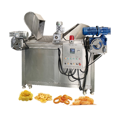 220V 380V Food Deep Fryer Machine For Automatic Cassava Frying Of Potato Chips