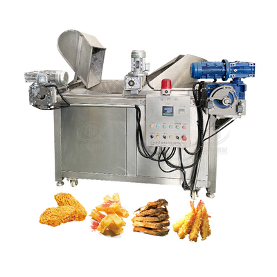220V 380V Food Deep Fryer Machine For Automatic Cassava Frying Of Potato Chips