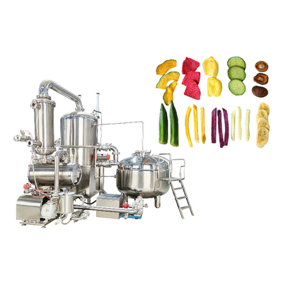 Small Potato Chips Fryer With Advanced Vacuum Frying Technology And 450KG Capacity