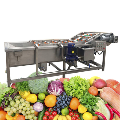2000kg/H Multi Function Vegetable And Fruit Air Bubble Washing Machine