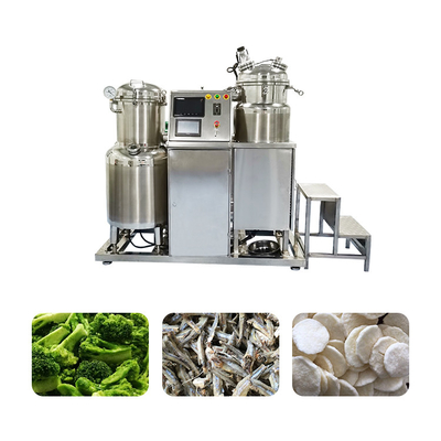 Automatic Manual Control Vacuum Frying Machine For Broccoli Chips 8kg Low Temperature