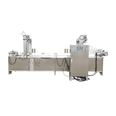 Continuous Automatic Doughnut Fryer Chips Gas Potato Frying Machine with Auto Lift