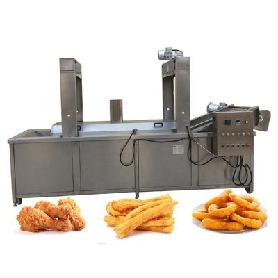 Small Automatic Continuous Deep Frying Machine for French Fries and Chicken 500 KG