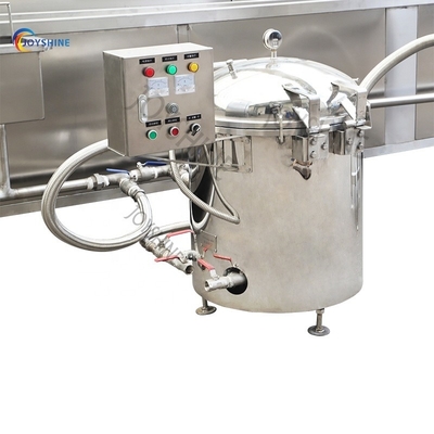 Joyshine 500 KG Murukku and Falafel Frying Machine with 2.5m Continuous Mini Conveyor