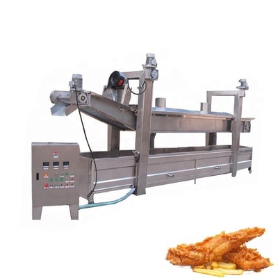 500kg/H 800kg Gas Fryer For Continuous Oil Water Separation And Frying