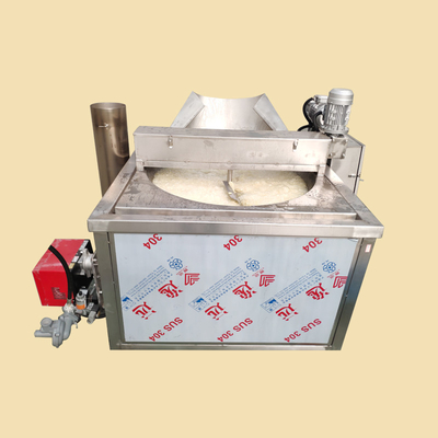 Stainless Steel 304 Made Electric Double Tank French Fries Machine for Nuts and Snacks