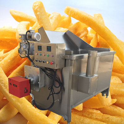 Gas Heating Auto Lifting Basket Tornado Potato French Fryer Machine for Belgian Fries